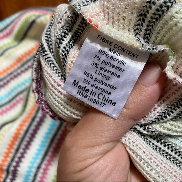 Colorful Striped Two-Piece Set - Picture 9 of 10